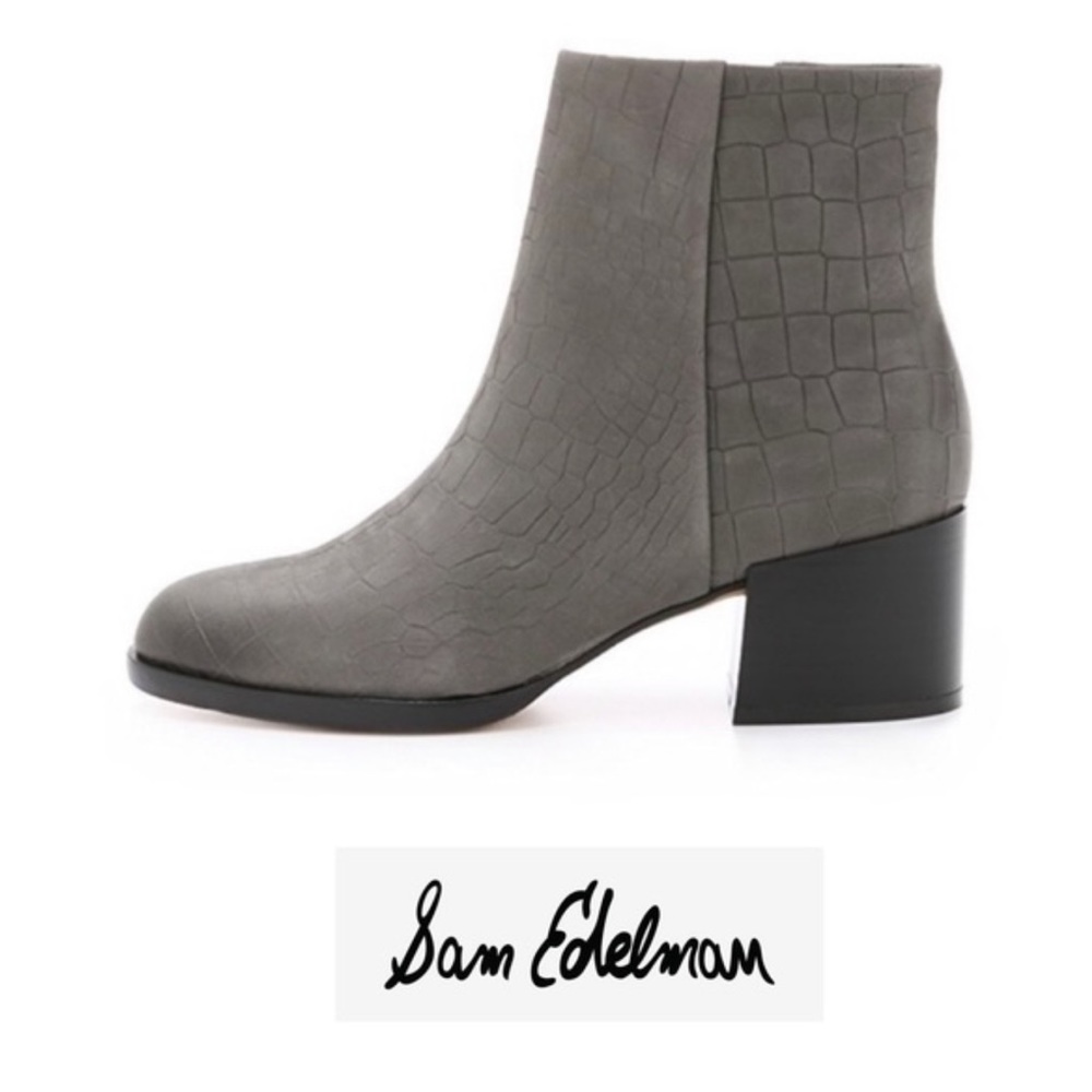 Sam Edelman Joey Ankle Boots - Grey 7 1/2